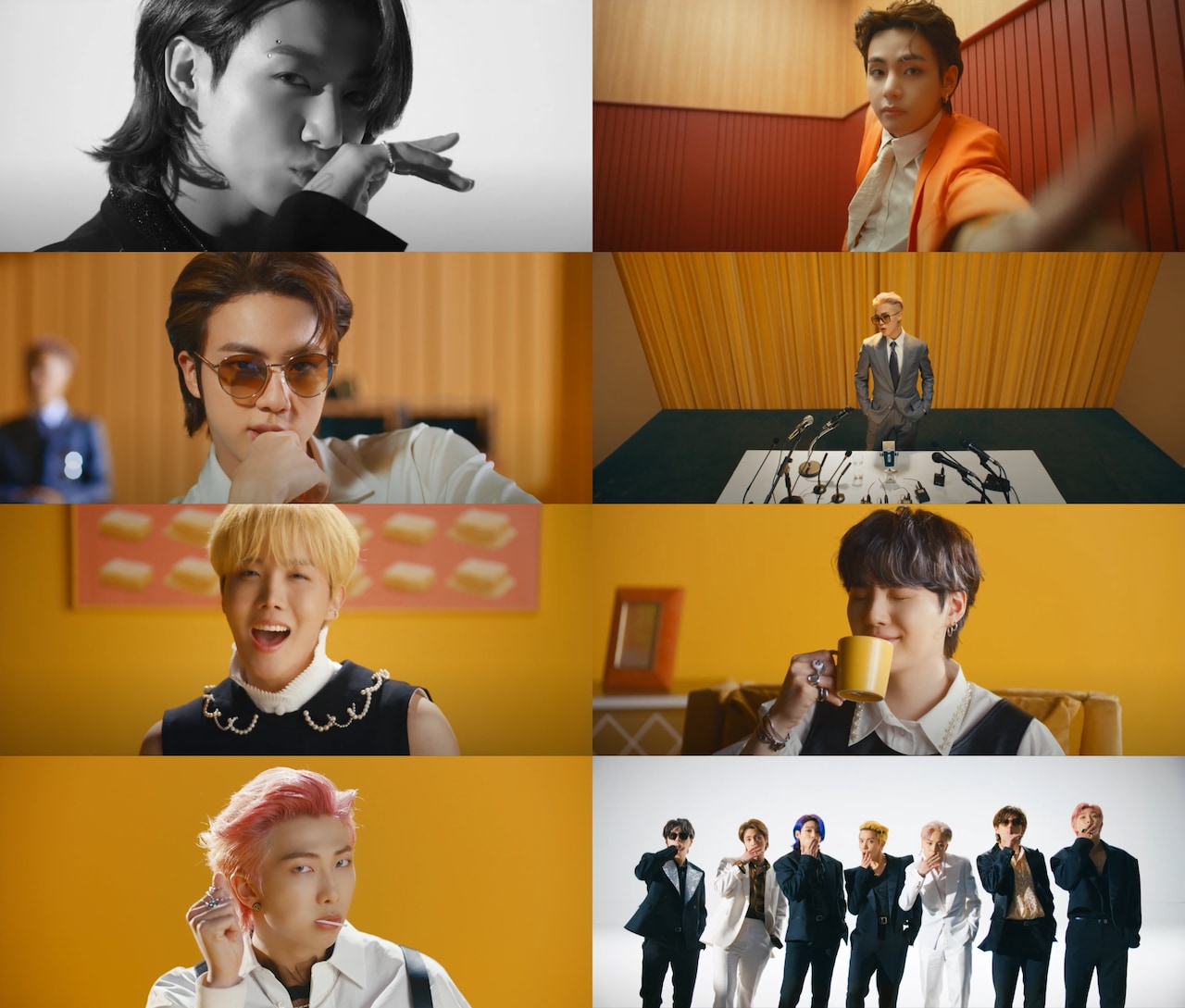 BTS「Butter」ミュージックビデオより。(c)BIGHIT MUSIC